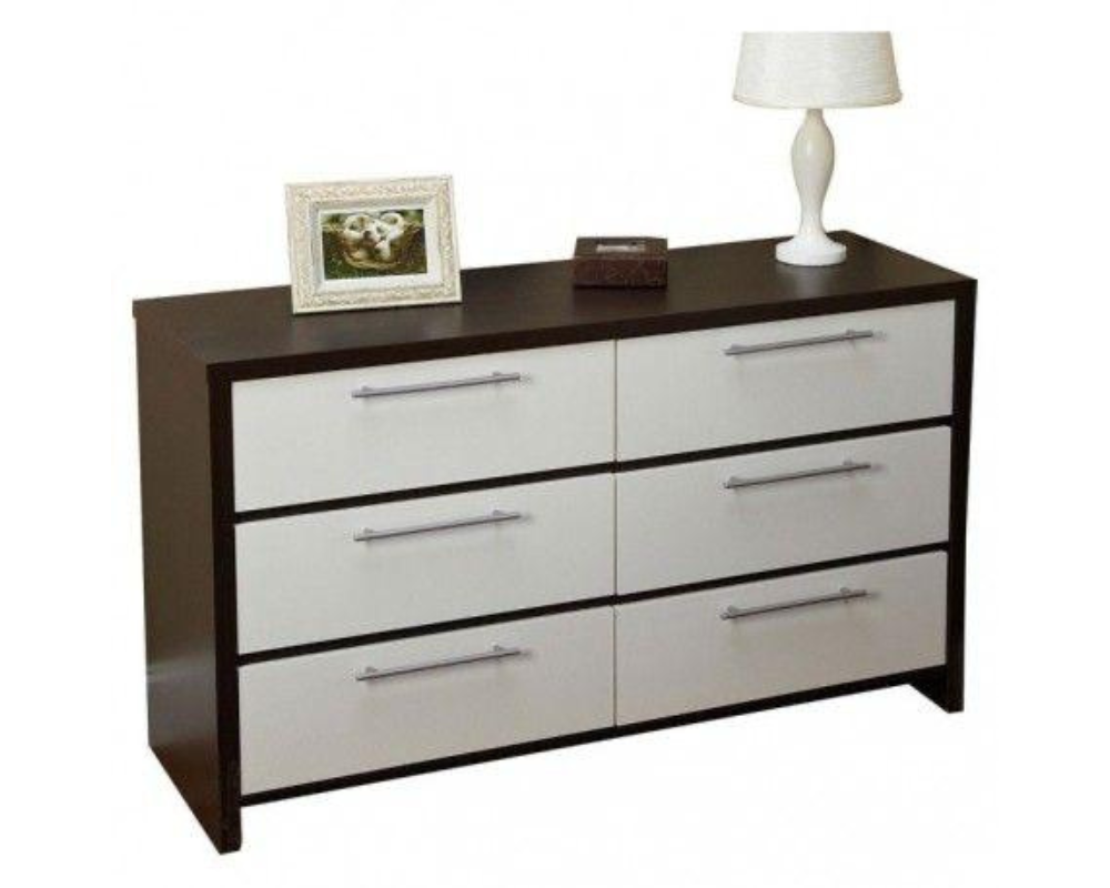 Modway Tracy 6-Drawer Chester Table