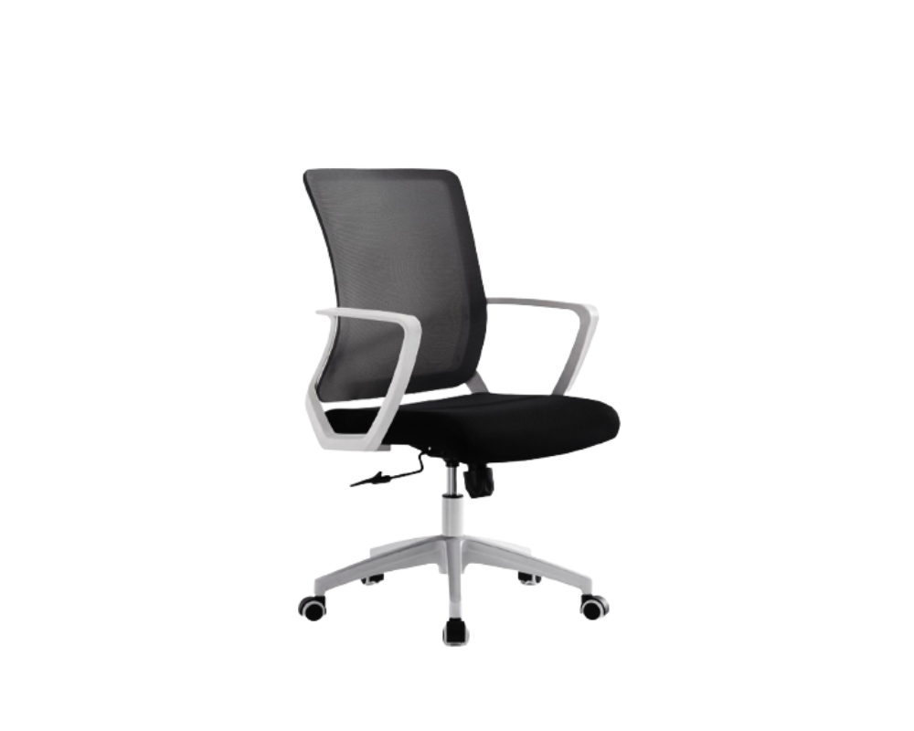 Task White Mid Back Manager Chair